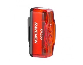 Ravemen TR200 USB Rechargeable Rear Light with Brake Detection (200 Lumens)